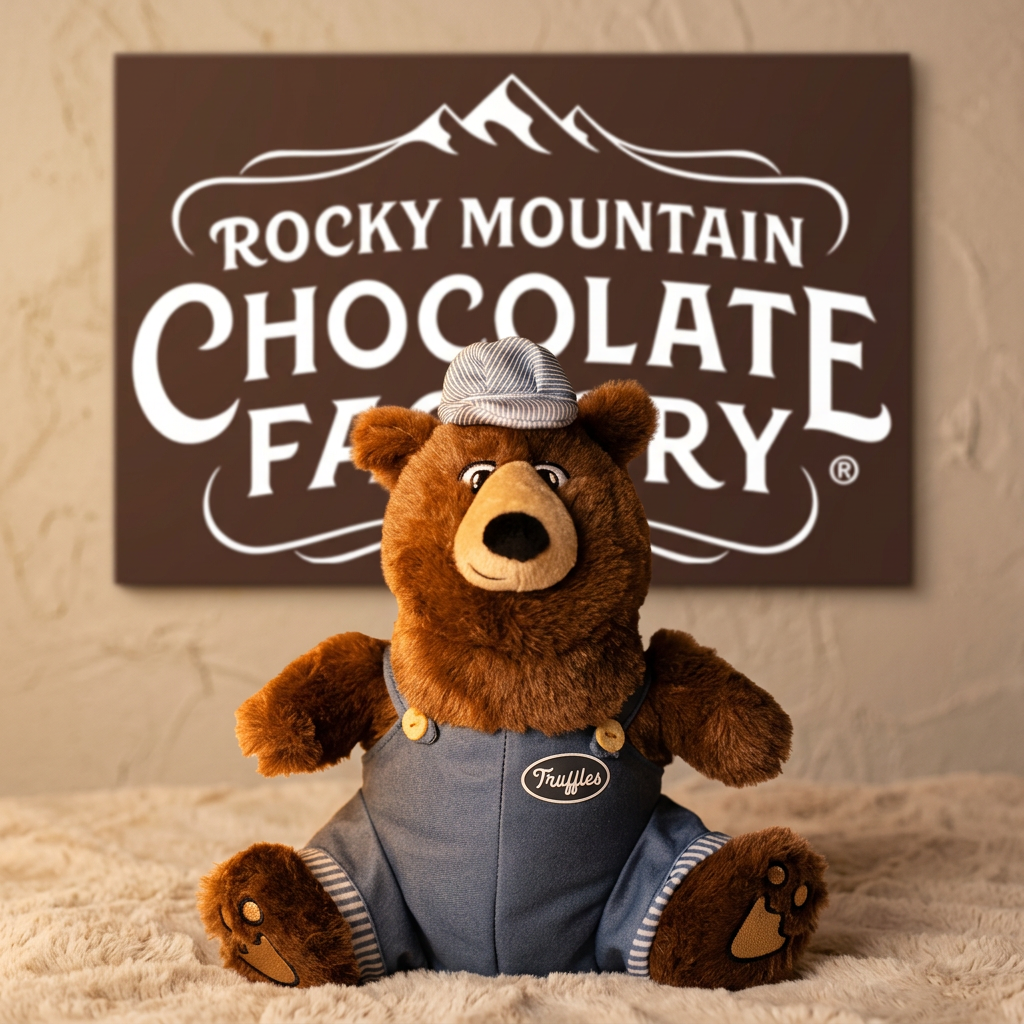 Truffles the Bear, the Rocky Mountain Chocolate Factory mascot